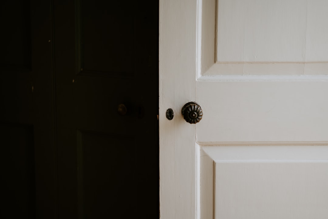 Door with blank space